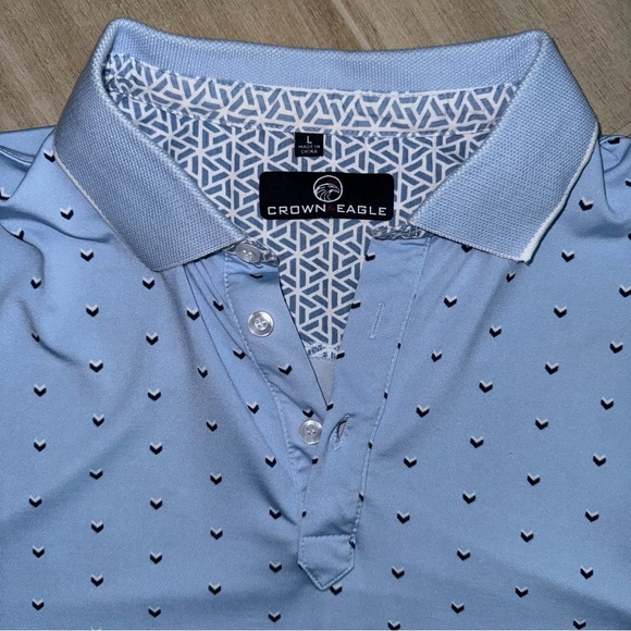 Crown Eagle Polo Golf Shirt Large - Picture 2 of 4